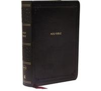 NKJV EndofVerse Reference Bible Compact Leathersoft Black Red Letter Comfort Print by Thomas Nelson Thomas Nelson (Auteur)