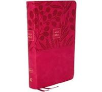 NKJV EndofVerse Reference Bible Personal Size Large Print Leathersoft Pink Red Letter Comfort Print by Thomas Nelson Thomas Nelson (Auteur)