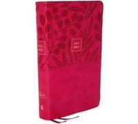 NKJV EndofVerse Reference Bible Personal Size Large Print Leathersoft Pink Thumb Indexed Red Letter Comfort Print by Thomas Nelson Thomas Nelson (Auteur)