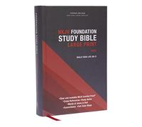 NKJV Foundation Study Bible Large Print Hardcover Red Letter Comfort Print by Thomas Nelson Thomas Nelson (Auteur)