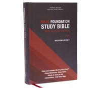 NKJV Foundation Study Bible, Wide-Margin, Black Hardcover, Red Letter