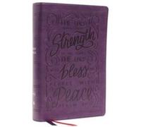 NKJV Giant Print CenterColumn Reference Bible Verse Art Cover Collection Leathersoft Purple Thumb Indexed Red Letter Comfort Print by Thomas Nelson Thomas Nelson (Auteur)