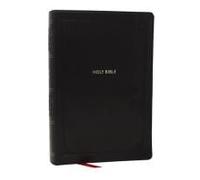 Nkjv Giant Print End-Of-Verse Reference Bible, Black Leathersoft, Red Letter, Comfort Print