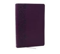 Nkjv Giant Print End-Of-Verse Reference Bible, Purple Leathersoft, Red Letter, Comfort Print