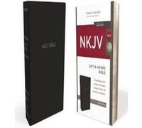 NKJV, Gift and Award Bible, Leather-Look, Black, Red Letter, Comfort Print: Holy Bible, New King James Version