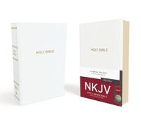 NKJV, Gift and Award Bible, Leather-Look, White, Red Letter Edition, Comfort