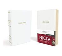 NKJV, Gift and Award Bible, Leather-Look, White, Red Letter Edition - [Version Originale] Inconnu (Auteur)
