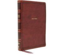 NKJV Holy Bible Giant Print Thinline Bible Brown Leathersoft Red Letter Comfort Print New King James Version by Thomas Nelson Thomas Nelson (Auteur)