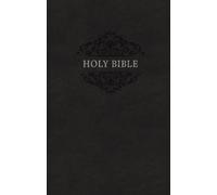 NKJV, Holy Bible, Soft Touch Edition, Leathersoft, Black, Comfor (de piel falsa)