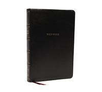NKJV Holy Bible, Super Giant Print Reference Bible, Black Leathersoft, 43,000 Cross references, Red Letter, Comfort Print: New King James Version