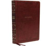 NKJV Holy Bible Super Giant Print Reference Bible Brown Leathersoft 43000 Cross references Red Letter Comfort Print New King James Version by Thomas Nelso Thomas Nelson (Auteur)
