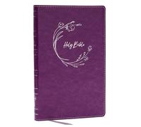 NKJV Holy Bible, Ultra Thinline, Purple Leathersoft, Red Letter, Comfort Print