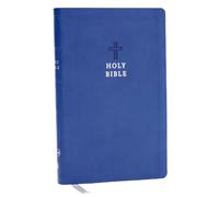 NKJV Holy Bible, Value Ultra Thinline, Blue Leathersoft, Red Letter, Comfort Print