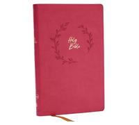 NKJV Holy Bible, Value Ultra Thinline, Pink Leathersoft, Red Letter, Comfort Print