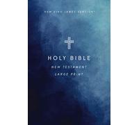 Nkjv Large Print Outreach New Testament Bible, Geometric Softcover, Comfort Print
