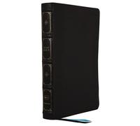 Nkjv, Large Print Thinline Reference Bible, Blue Letter, Maclaren Series, Leathersoft, Black, Comfort Print