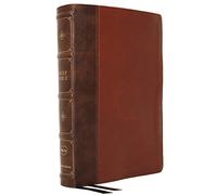 NKJV, Large Print Verse-by-Verse Reference Bible, Maclaren Series, Leathersoft, Brown, Comfort Print: Holy Bible, New King James Version
