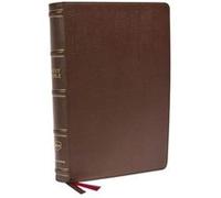 NKJV Large Print VersebyVerse Reference Bible Maclaren Series Genuine Leather Brown Comfort Print by Thomas Nelson Thomas Nelson (Auteur)