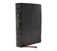 Nkjv, Macarthur Study Bible, 2nd Edition, Genuine Leather, Black, Thumb-Indexed, Comfort Print