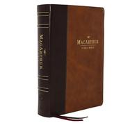 NKJV, MacArthur Study Bible, Brown Leathersoft, Thumb Indexed, Comfort Print: Unleashing God's Truth One Verse at a Time (Holy Bible, New King James Version)