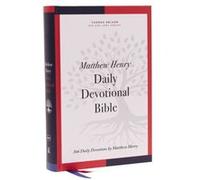 NKJV Matthew Henry Daily Devotional Bible Hardcover Red Letter Thumb Indexed Comfort Print by Thomas Nelson Thomas Nelson (Auteur)