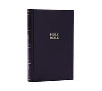 NKJV Personal Size Large Print Bible with 43,000 Cross References, Black Hardcover, Red Letter, Comfort Print