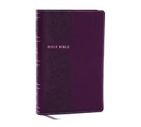 Nkjv Personal Size Large Print Bible With 43,000 Cross References, Purple Leathersoft, Red Letter, Comfort Print (Thumb Indexed)