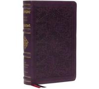 NKJV Personal Size Reference Bible Sovereign Collection Leathersoft Purple Red Letter Thumb Indexed Comfort Print by Thomas Nelson Thomas Nelson (Auteur)