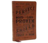 NKJV Personal Size Reference Bible Verse Art Cover Collection Leathersoft Tan Red Letter Comfort Print by Thomas Nelson Thomas Nelson (Auteur)