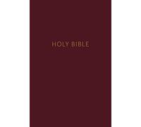 Nkjv, Pew Bible, Hardcover, Burgundy, Red Letter Edition