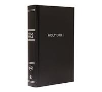 Nkjv, Pew Bible, Large Print, Hardcover, Black, Red Letter Edition
