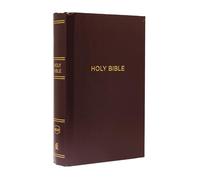 NKJV, Pew Bible, Large Print, Hardcover, Burgundy, Red Letter, Comfort Print: Holy Bible, New King James Version