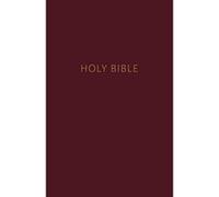 NKJV, Pew Bible, Large Print, Hardcover, Burgundy, Red Letter Edition (Bible Nkjv) - [Version Originale] Inconnu (Auteur)