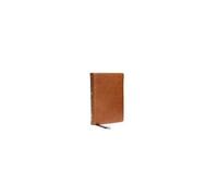 Nkjv, Reference Bible, Classic Verse-By-Verse, Center-Column, Premium Goatskin Leather, Brown, Premier Collection, Red Letter, Comfort Print
