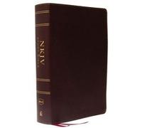 NKJV Study Bible Bonded Leather Burgundy FullColor Thumb Indexed Comfort Print by Thomas Nelson Inconnu (Auteur)