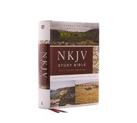 NKJV Study Bible Hardcover Burgundy FullColor Comfort Print by Thomas Nelson Thomas Nelson (Auteur)