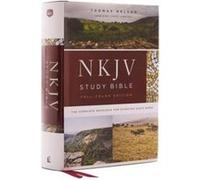 NKJV Study Bible Hardcover Burgundy FullColor Comfort Print by Thomas Nelson Thomas Nelson (Auteur)