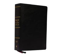 NKJV Study Bible, Premium Bonded Leather, Black, Comfort Print: The Complete Resource for Studying God’s Word