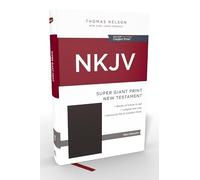 NKJV Super Giant Print New Testament, Hardcover, Red Letter, Comfort Print