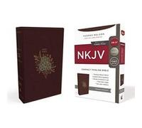 NKJV, Thinline Bible, Compact, Imitation Leather, Burgundy, Red Letter Edition - [Version Originale] Inconnu (Auteur)