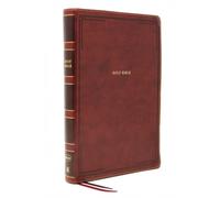 Nkjv, Thinline Bible, Giant Print, Leathersoft, Brown, Red Letter Edition, Comfort Print