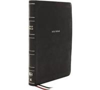 NKJV Thinline Bible Large Print Leathersoft Black Thumb Indexed Red Letter Comfort Print Holy Bible New King James Version by Thomas Nelson Thomas Nelson (Auteur)