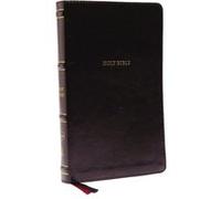 NKJV Thinline Bible Leathersoft Black Thumb Indexed Red Letter Comfort Print Holy Bible New King James Version by Thomas Nelson Thomas Nelson (Auteur)