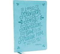 Nkjv, Thinline Bible, Verse Art Cover Collection, Leathersoft, Teal, Red Letter, Comfort Print