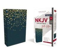 NKJV Thinline Bible Youth Edition Leathersoft Blue Red Letter Comfort Print by Thomas Nelson Thomas Nelson (Auteur)