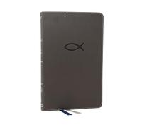 NKJV, Thinline Bible Youth Edition, Leathersoft, Gray, Red Letter, Comfort Print: Holy Bible, New King James Version