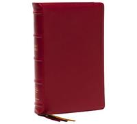 Nkjv, Thinline Reference Bible, Large Print, Red Premium Goatskin Leather, Premier Collection, Comfort Print