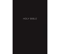 Nkjv, Thinline Reference Bible, Leather-Look, Black, Red Letter Edition, Comfort Print