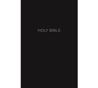 NKJV, Thinline Reference Bible, Leather-Look, Black, Red Letter Edition, Comfort Print - [Version Originale] Inconnu (Auteur)