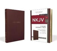 NKJV, Thinline Reference Bible, Leather-Look, Burgundy, Red Letter, Comfort Print: Holy Bible, New King James Version